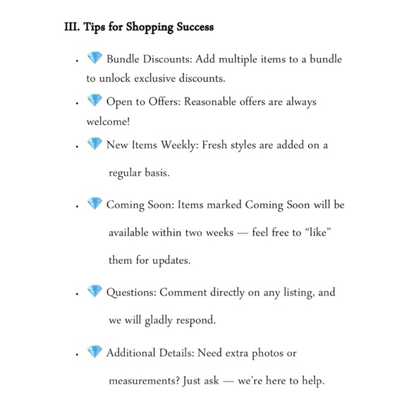 Welcome to AJ SouthernCharm's Closet - How to Navigate - Picture 5 of 6